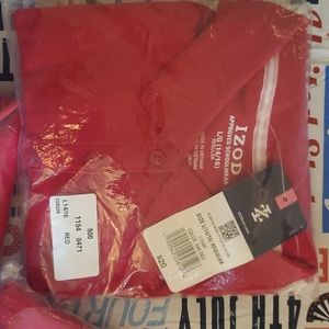 3 Red polo school polos